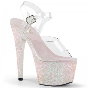 Pleaser Adore-708HMG Donna Scarpe Pole Dance Bianche | ITALIA ITDYJRNA