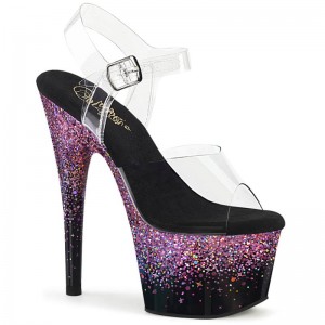 Pleaser Adore-708SS Donna Scarpe Pole Dance Viola | ITALIA ITLGKZRN