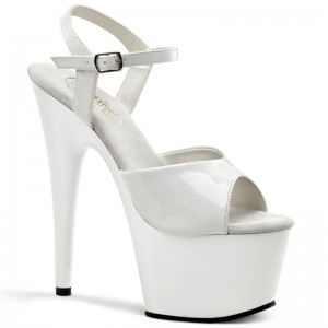 Pleaser Adore-709 Donna Scarpe Pole Dance Bianche | ITALIA ITSRABLK