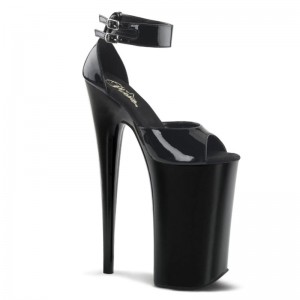 Pleaser Beyond-089 Donna Scarpe Pole Dance Nere | ITALIA ITBCKTUZ
