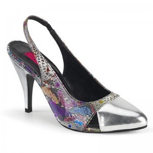 Pleaser Dream-405 Donna Décolleté Colorate Argento | ITALIA ITPULHYF