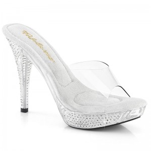 Pleaser Elegant-401 Donna Ciabatte Con Plateau Clear | ITALIA ITPGDIYE