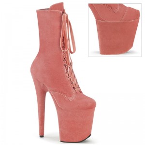 Pleaser Flamingo-1045VEL Donna Scarpe Pole Dance Rosa | ITALIA ITAISDOL