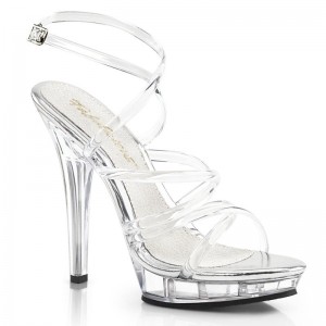 Pleaser Lip-106 Donna Sandali con Tacco Clear | ITALIA ITBRVMSI