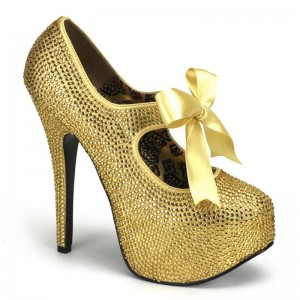 Pleaser Teeze-04R Donna Décolleté Oro | ITALIA ITYMXHCA