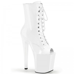 Pleaser Xtreme-1021 Donna Scarpe Pole Dance Bianche | ITALIA ITHDVKCR
