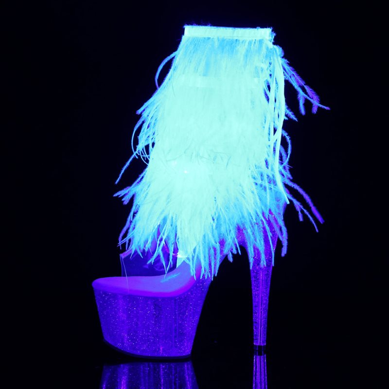 Pleaser Adore-1017MFF Donna Scarpe Pole Dance Bianche | ITALIA ITEMVURK