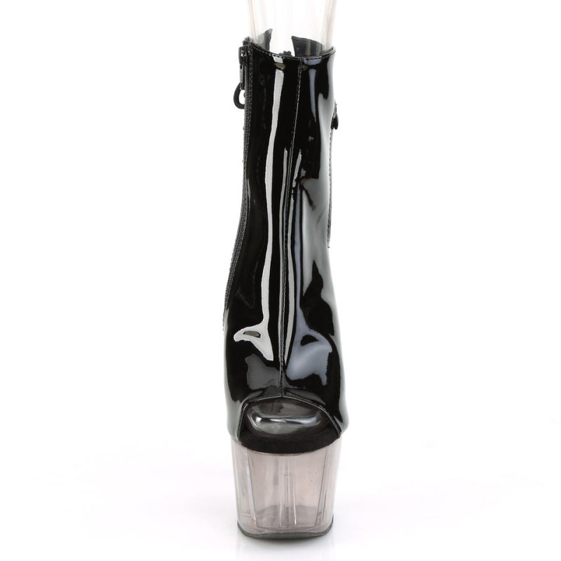 Pleaser Adore-1018T Donna Scarpe Pole Dance Nere Grigie | ITALIA ITVUHQRW
