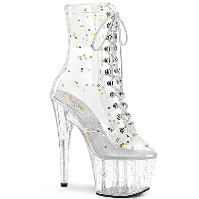 Pleaser Adore-1020C-2 Donna Scarpe Pole Dance Clear | ITALIA ITNCITGD