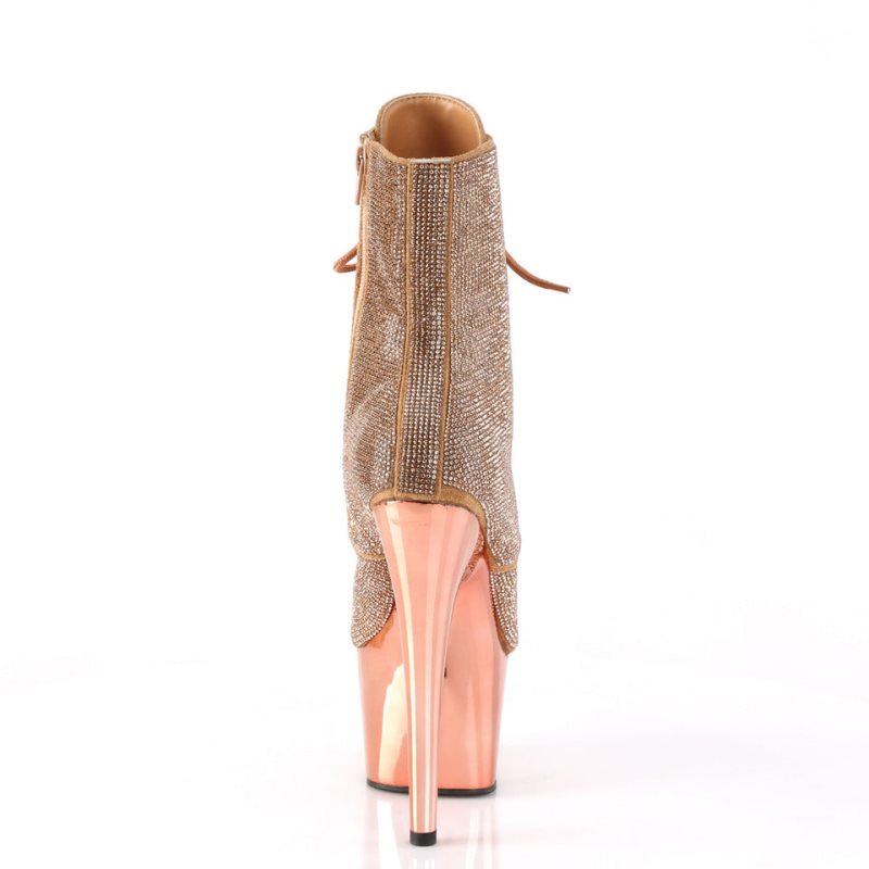 Pleaser Adore-1020CHRS Donna Scarpe Pole Dance Rosa Oro | ITALIA ITWOHKTN