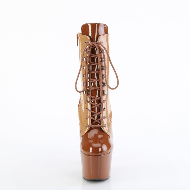 Pleaser Adore-1020DC Donna Scarpe Pole Dance Marroni | ITALIA ITMPRUEG