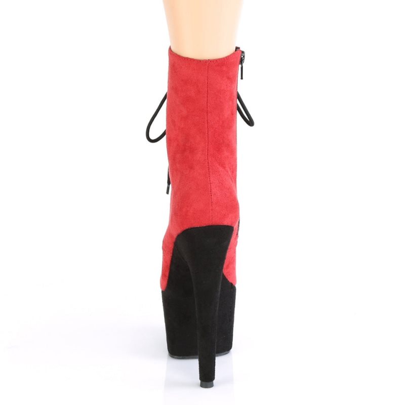 Pleaser Adore-1020FSTT Donna Scarpe Pole Dance Rosse Nere | ITALIA ITPEROMK