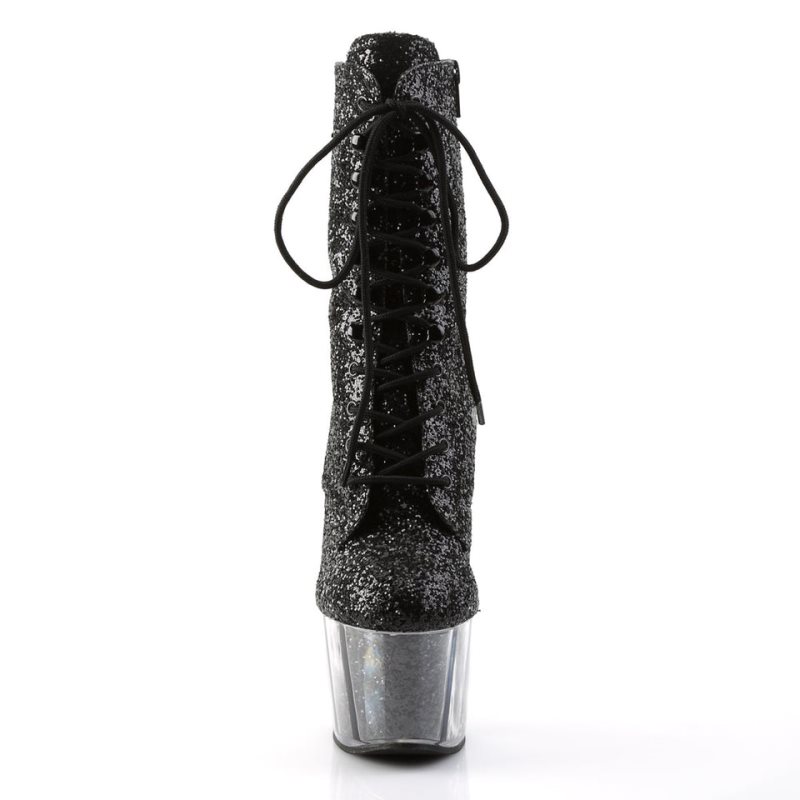 Pleaser Adore-1020G Donna Scarpe Pole Dance Nere | ITALIA ITXDYRWU