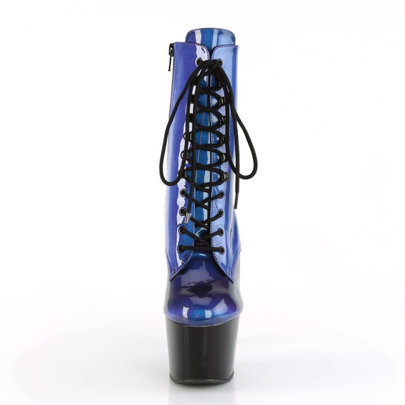 Pleaser Adore-1020SHG Donna Scarpe Pole Dance Blu Viola | ITALIA ITWFKRJA