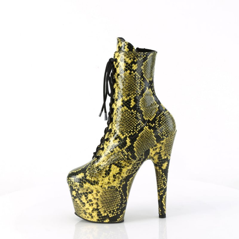 Pleaser Adore-1020SPWR Snake Donna Scarpe Pole Dance Gialle | ITALIA ITGHCEQR
