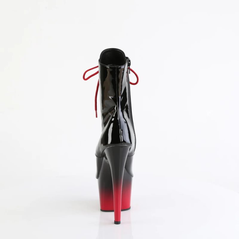 Pleaser Adore-1021BR-H Donna Scarpe Pole Dance Nere Rosse | ITALIA ITDELUXJ