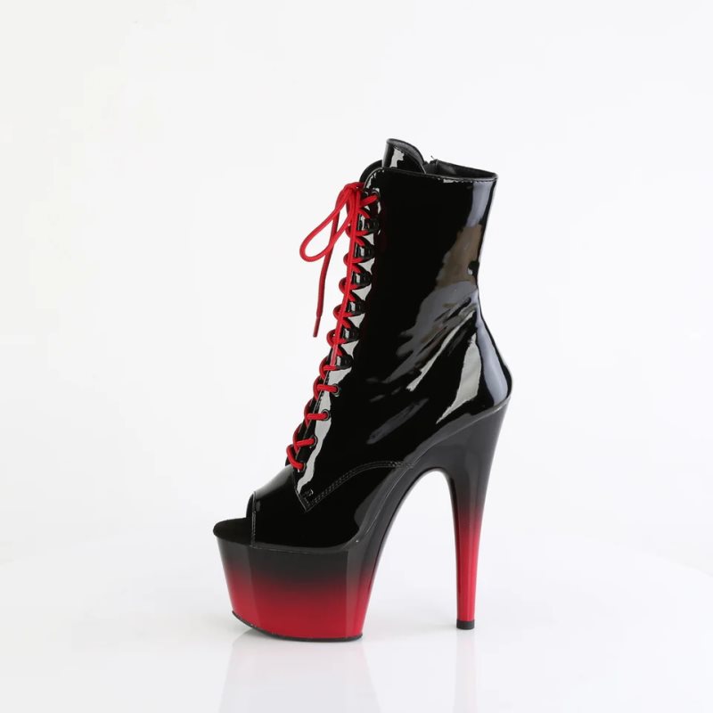 Pleaser Adore-1021BR-H Donna Scarpe Pole Dance Nere Rosse | ITALIA ITDELUXJ