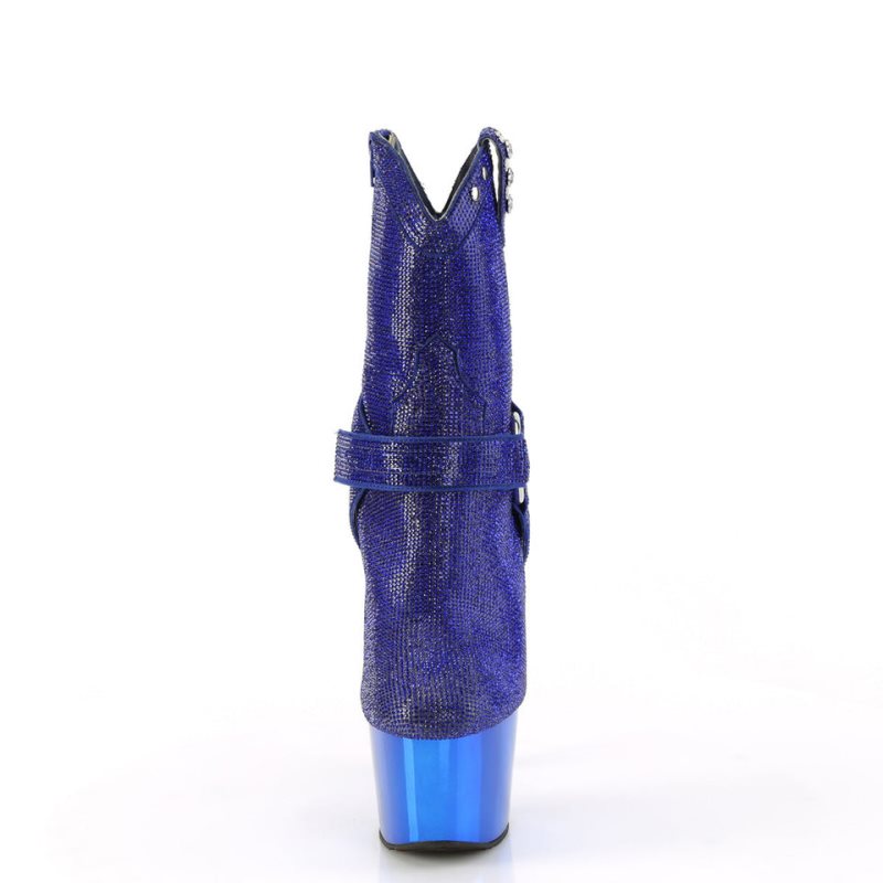 Pleaser Adore-1029CHRS Donna Scarpe Pole Dance Blu | ITALIA ITEXUFAP