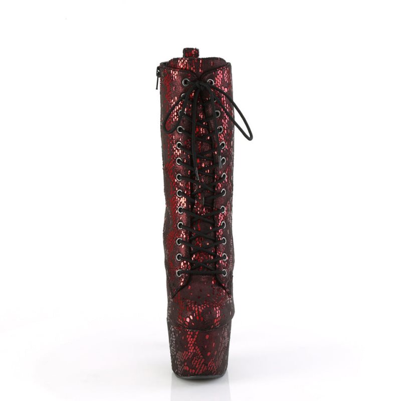 Pleaser Adore-1040SPF Donna Scarpe Pole Dance Rosse | ITALIA ITCMIYOP