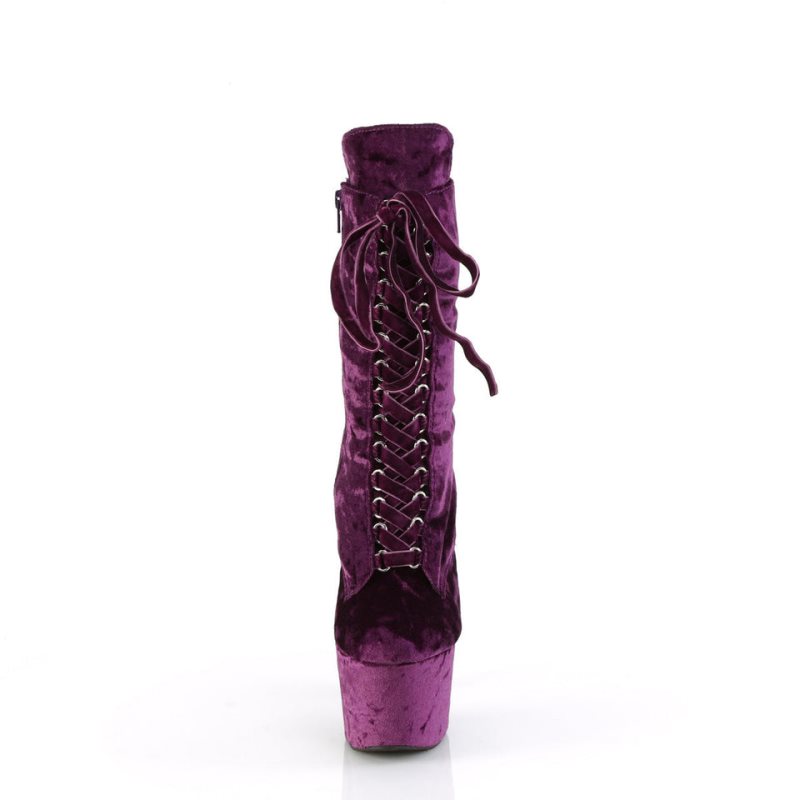 Pleaser Adore-1045VEL Donna Scarpe Pole Dance Viola | ITALIA ITJLRIDS