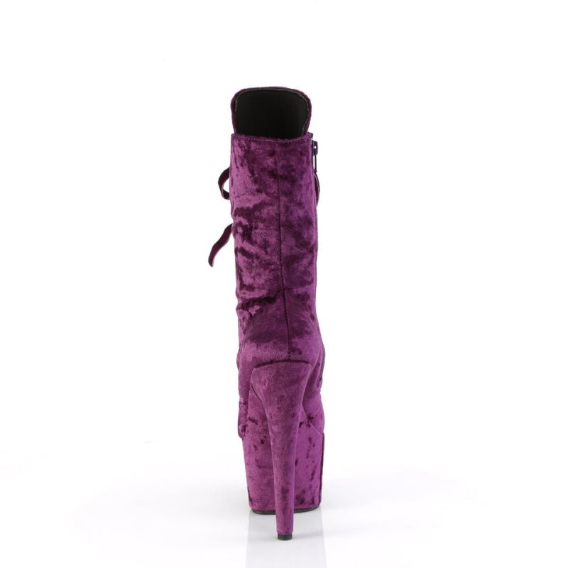 Pleaser Adore-1045VEL Donna Scarpe Pole Dance Viola | ITALIA ITJLRIDS
