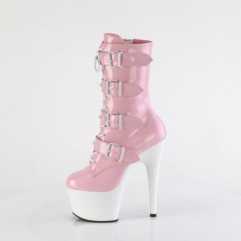 Pleaser Adore-1046TT Donna Scarpe Pole Dance Rosa Bianche | ITALIA ITFQISAU