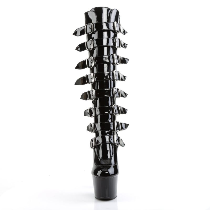 Pleaser Adore-2043 Donna Scarpe Pole Dance Nere | ITALIA ITKMXOCE
