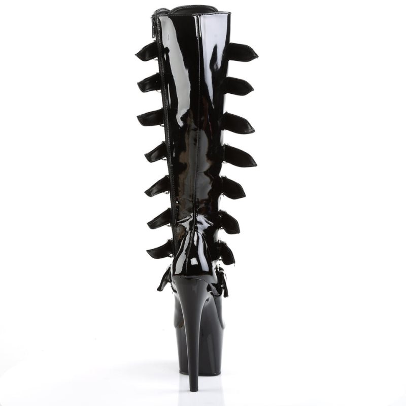 Pleaser Adore-2043 Donna Scarpe Pole Dance Nere | ITALIA ITKMXOCE