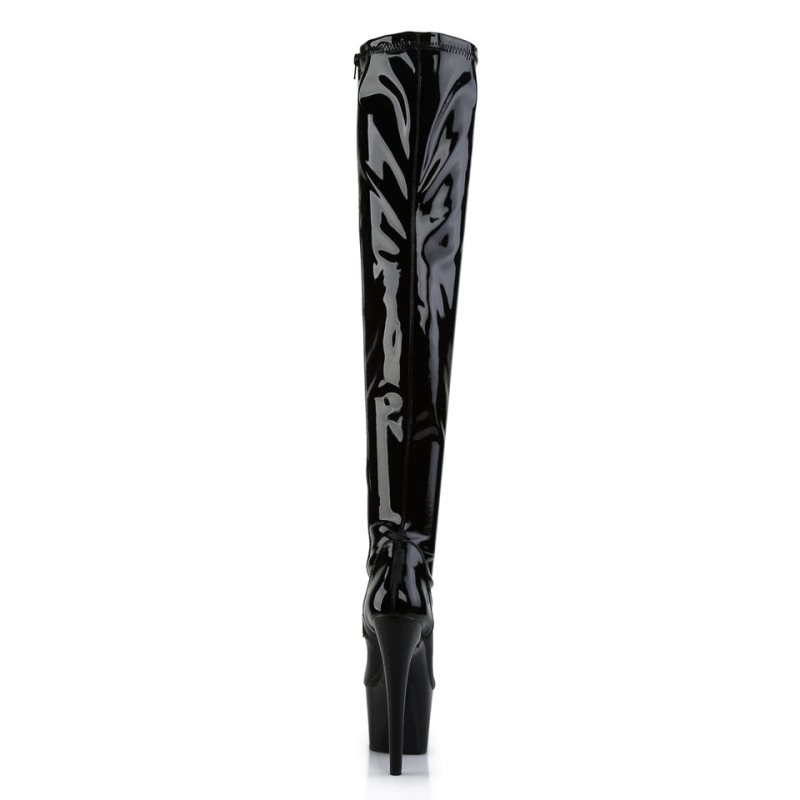 Pleaser Adore-3000 Donna Scarpe Pole Dance Nere | ITALIA ITEDUVIF
