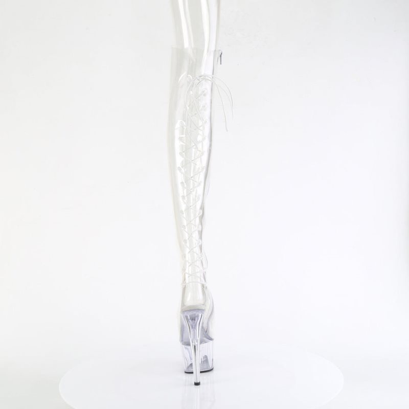 Pleaser Adore-3019C Donna Scarpe Pole Dance Clear | ITALIA ITNIWQEA