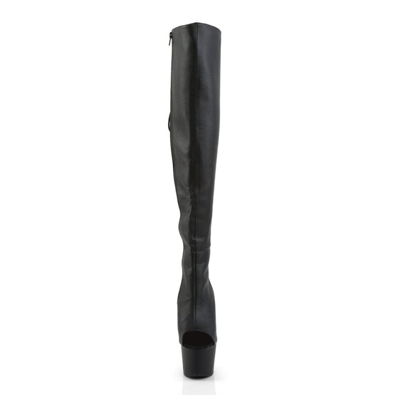 Pleaser Adore-3019 Vegan Leather Donna Scarpe Pole Dance Nere | ITALIA ITFSPYNK