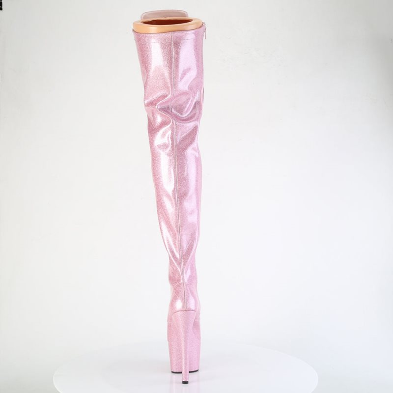 Pleaser Adore-3020GP Glitter Donna Scarpe Pole Dance Rosa | ITALIA ITCVEDFJ