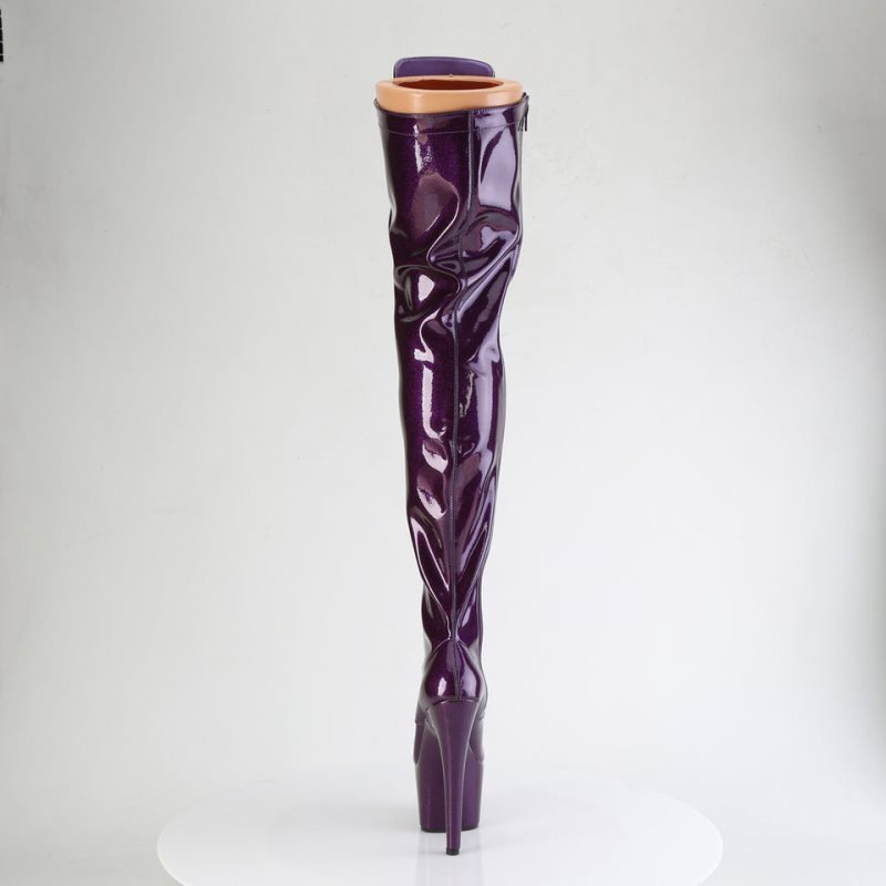 Pleaser Adore-3020GP Glitter Donna Scarpe Pole Dance Viola | ITALIA ITYVFPXL
