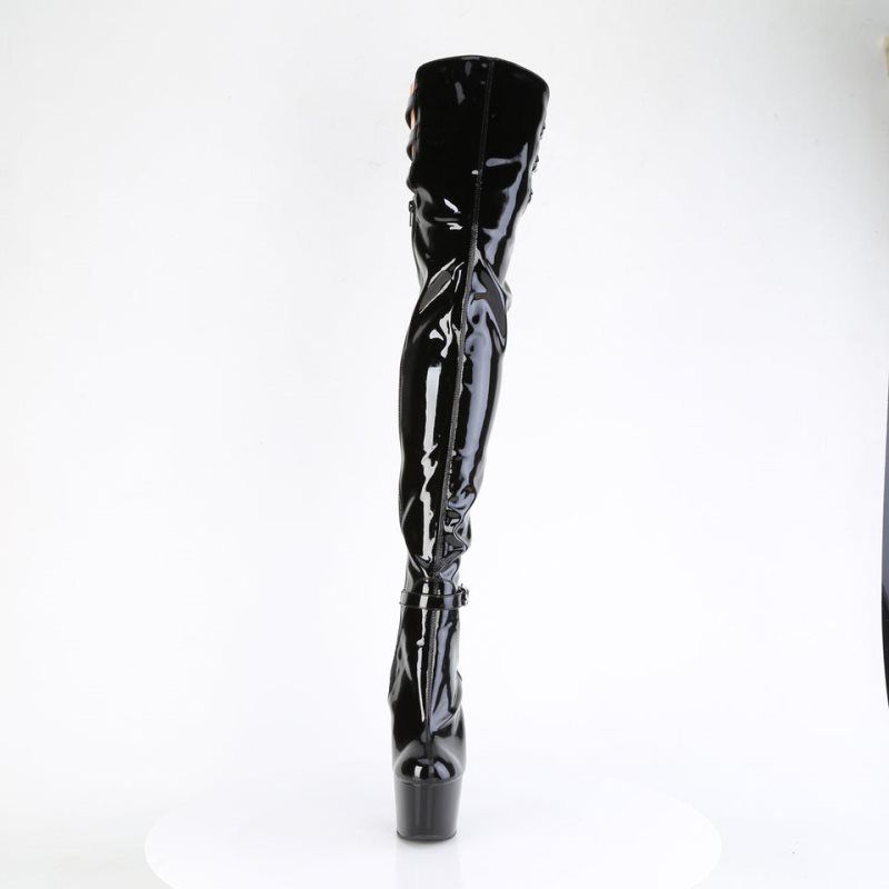 Pleaser Adore-3055 Donna Scarpe Pole Dance Nere | ITALIA ITLQMOAC