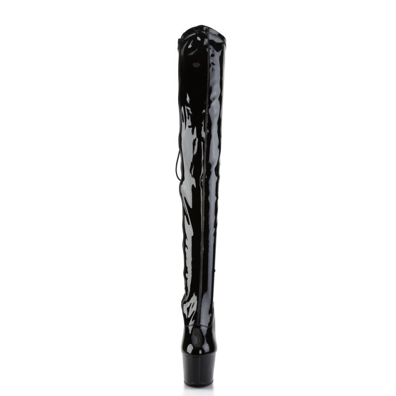 Pleaser Adore-3063 Donna Scarpe Pole Dance Nere | ITALIA ITMKERHY