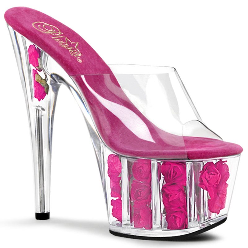 Pleaser Adore-701FL Donna Ciabatte Con Plateau Rosa | ITALIA ITLWEZGP