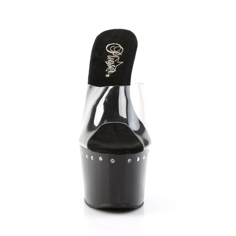 Pleaser Adore-701LS Donna Ciabatte Con Plateau Nere | ITALIA ITEBJFLO