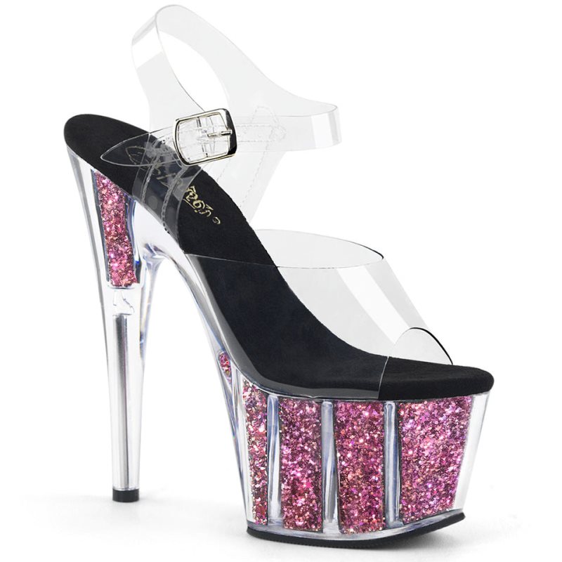 Pleaser Adore-708CG Donna Scarpe Pole Dance Rosa | ITALIA ITIOPWCM