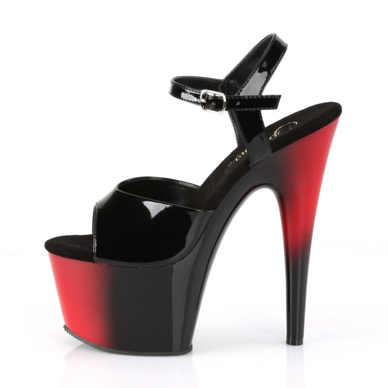 Pleaser Adore-709BR Donna Scarpe Pole Dance Nere | ITALIA ITMWLIUZ
