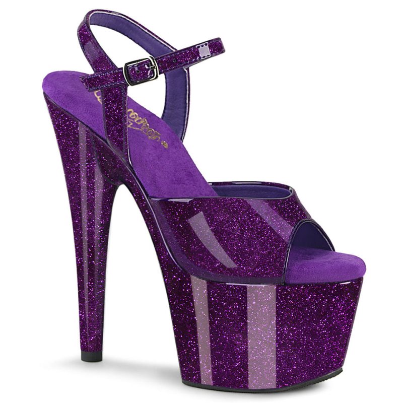 Pleaser Adore-709GP Donna Scarpe Pole Dance Viola | ITALIA ITCTSXGQ