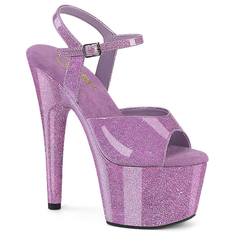Pleaser Adore-709GP Glitter Donna Scarpe Pole Dance Viola | ITALIA ITNJKHMC