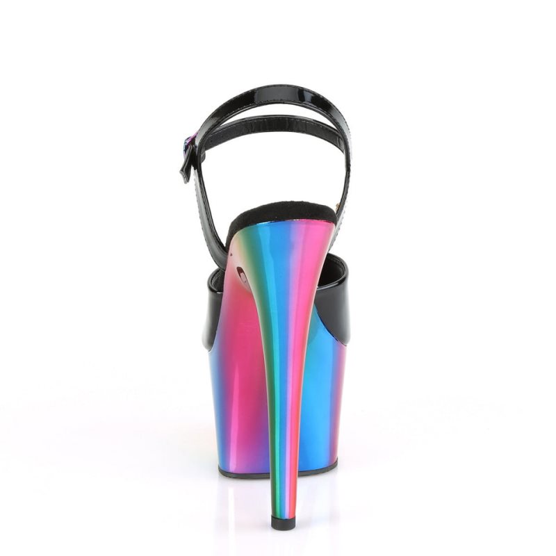Pleaser Adore-709RC Donna Scarpe Pole Dance Nere Colorate | ITALIA ITXBPERG