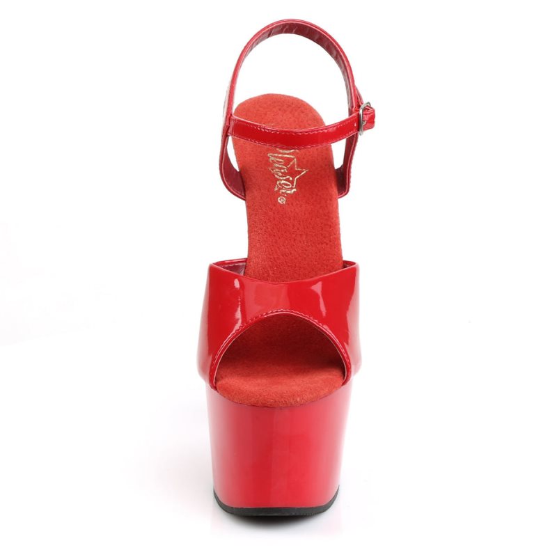Pleaser Adore-709 Donna Scarpe Pole Dance Rosse | ITALIA ITLCEHXW