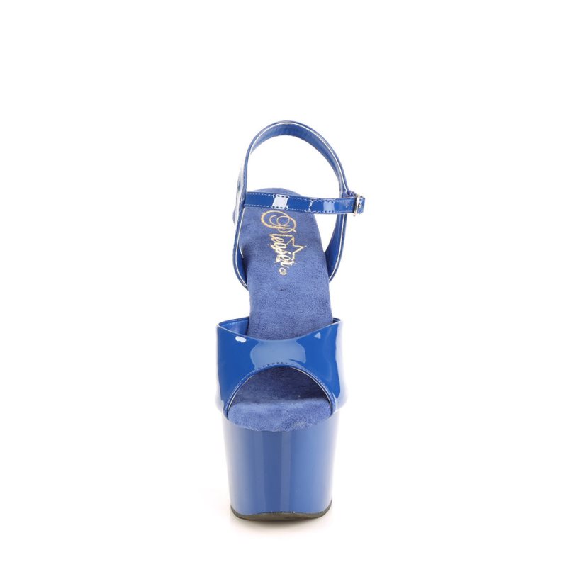 Pleaser Adore-709 Donna Scarpe Pole Dance Blu | ITALIA ITDQROKL