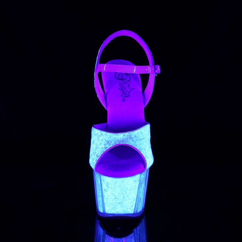 Pleaser Adore-710UVG Donna Scarpe Pole Dance Bianche | ITALIA ITJYIQPV