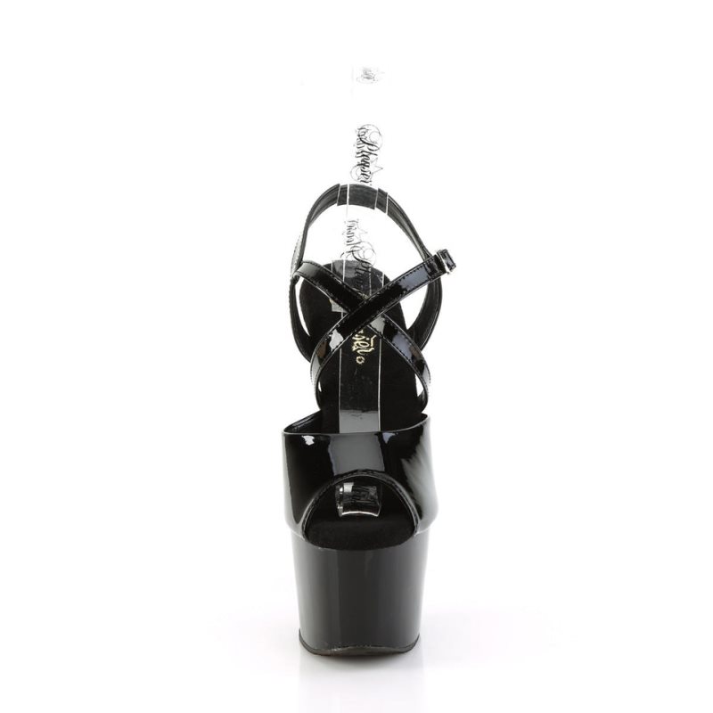 Pleaser Adore-724 Donna Scarpe Pole Dance Nere | ITALIA ITDAYGRV
