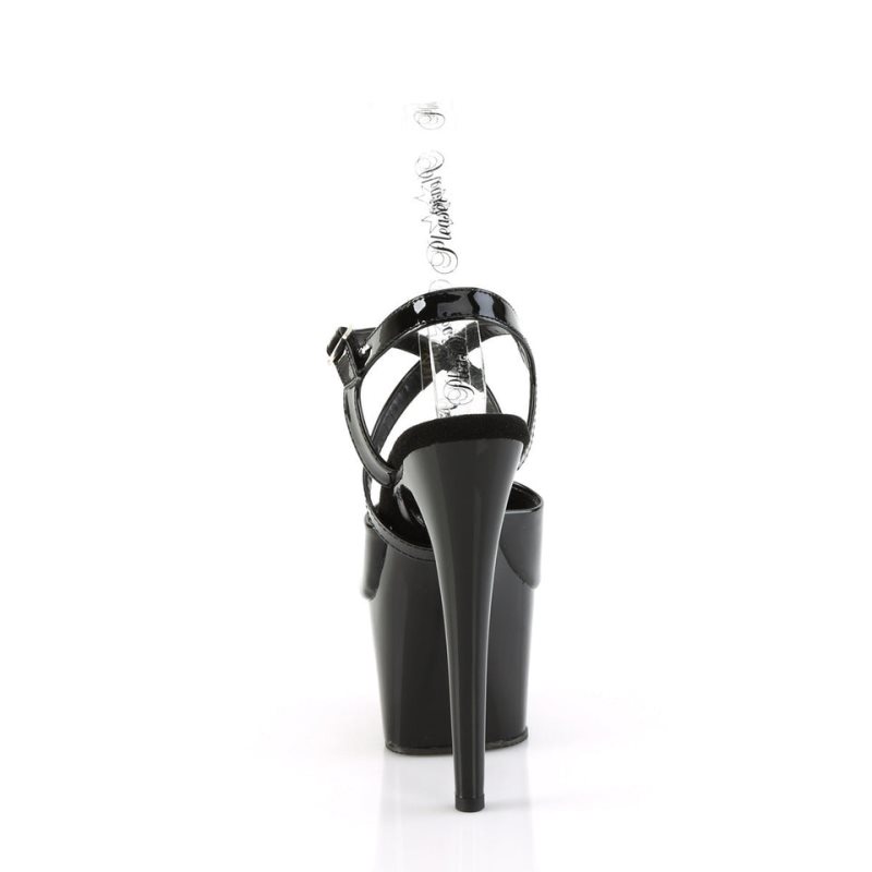 Pleaser Adore-724 Donna Scarpe Pole Dance Nere | ITALIA ITDAYGRV