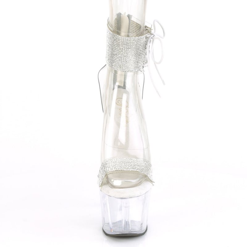 Pleaser Adore-727RS Donna Scarpe Pole Dance Clear | ITALIA ITHLCOVF
