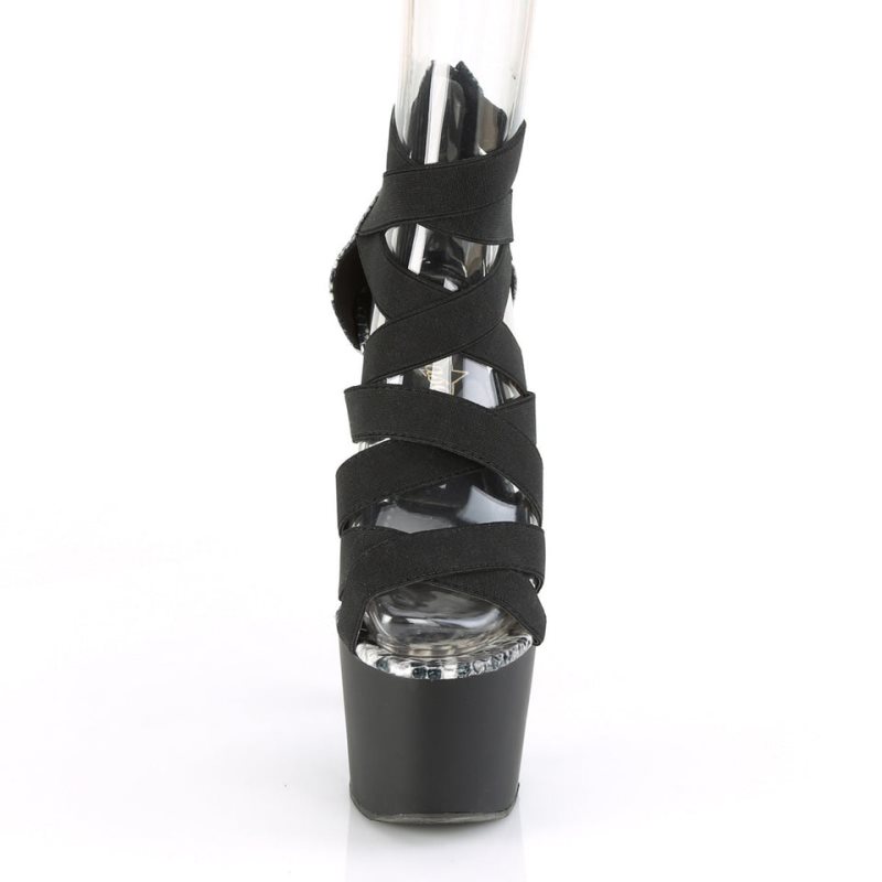 Pleaser Adore-748SP Donna Scarpe Pole Dance Nere | ITALIA ITYEKNIX