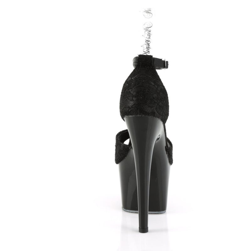 Pleaser Adore-768 Donna Scarpe Pole Dance Nere | ITALIA ITICHOQB